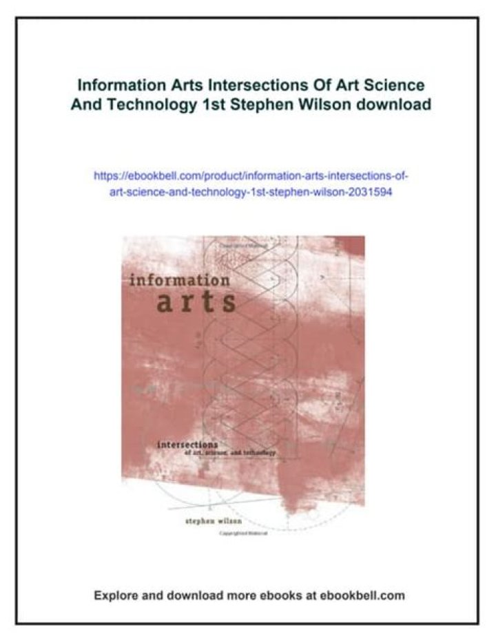 Intersections Of Art, Science, And Technology
